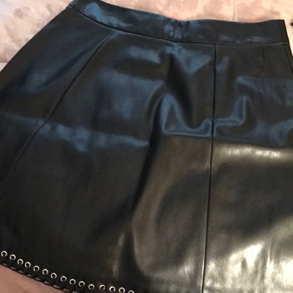Leather skirt
